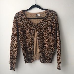 Leopard Print Cardigan